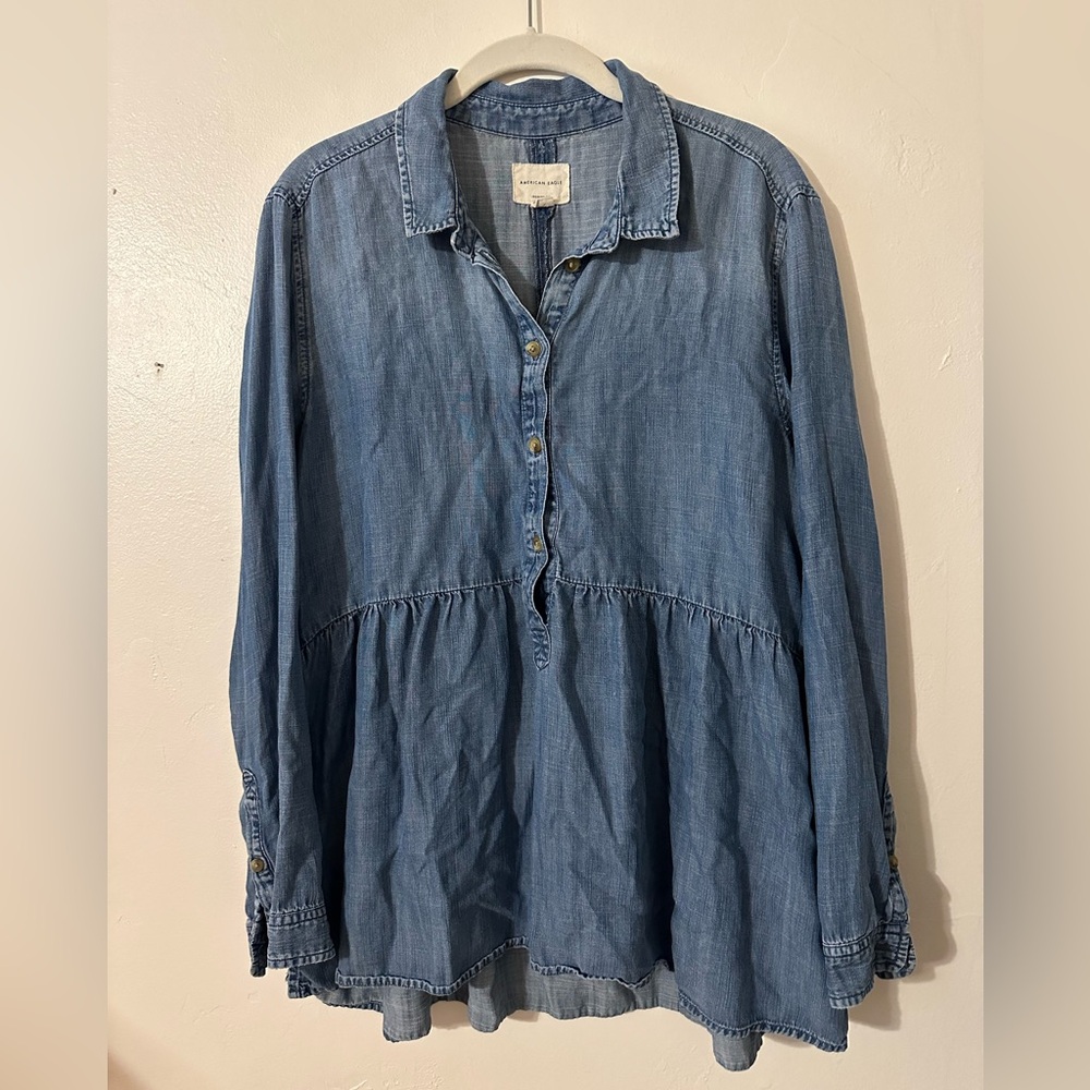 American Eagle Denim Top